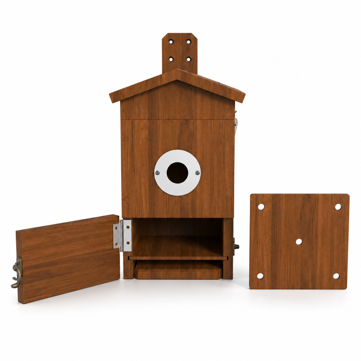 Nestkast met camera, vogelhuisje met zonnepaneel en HD-camera voor het observeren van inheemse wilde vogels