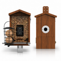 Vogelhaus und Nistkasten mit Kamera im Set, HD-Vogelkamera mit Solarpanel zur Beobachtung heimischer Vögel